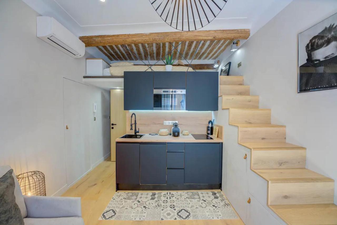 Luxe Duplex Studio Apt/Mezzanine/nr Shops&Cafes Antibes Exterior foto